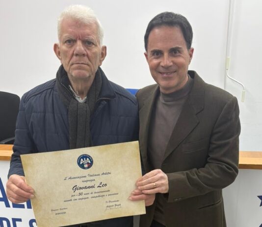 Cinquant’anni di carriera tra fischietto e formazione, riconoscimento per l’ex arbitro monteronese Giovanni Leo