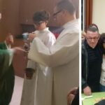 Dopo 11 anni, don Giorgio saluta l’Ausiliatrice tra lacrime e abbracci: «Spendetevi per i valori veri e restate uniti»