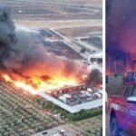 Incendio all’ecocentro, nube tossica anche su Monteroni. L’opposizione attacca Pizzuto: “Si assuma le responsabilità e agisca”